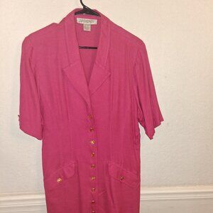 Vintage Argenti Button up Frock Dress Size 14